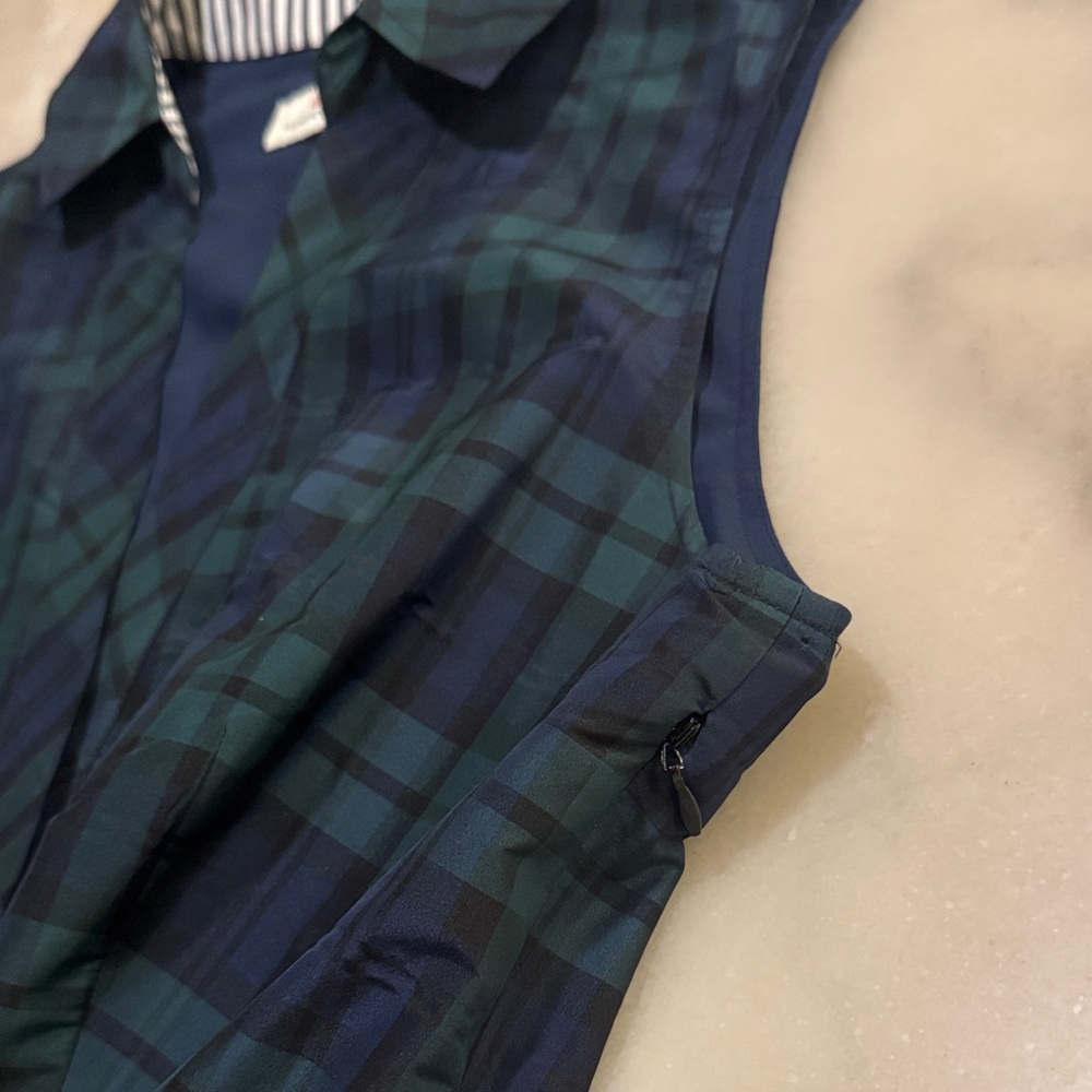 Vineyard Vines Plaid Sleeveless Romper - Picture 5 of 8